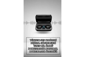 Resim Aydogan's Wireless Şarjlı Pembe Akıllı Saat ve Kablosuz Bluetooth Kulaklık Dokunmatik Kontrol 