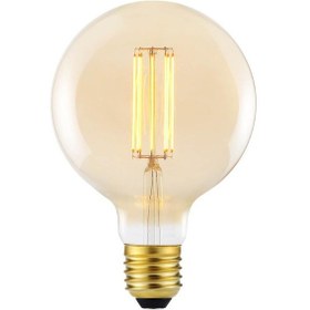 Resim Sylvanıa 7w 55w G125 Rustik Led Ampul 2500k E27 - Filamentli Led Lamba 
