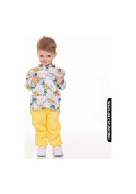 Resim Xo Kids Erkek Palmiyeli Gömlek 9 Ay - 2 Yaş 44619 Egml09029 Ekru 