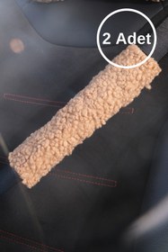 Resim TASARIM ARABAM ATİKE ELİF AKIN Teddy Kemer Konforu Camel 2 Adet 