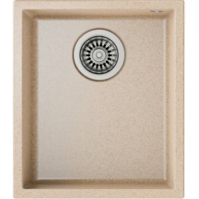 Resim Teka SQUARE 34.40 TG AVENA BEIGE Tezgahaltı Granit Eviye Bej 34 cm 115230032 