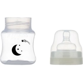 Resim Renklime Mamajoo Gece & Gündüz Biberonu 160 ml & Anti-Kolik Biberon Emziği No:1 / S 