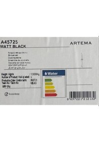 Resim Artema A45725 Artema Siyah Sürgülü Duş Takımı Matt Black 