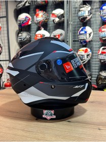 Resim MT Helmets Targo S Kay B2 Mat Kapalı Motosiklet Kaskı 