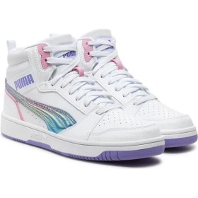 Resim Puma Beyaz Kadın Bot 39872501-PUMA REBOUNDV6MIDBOUNCYSKY 