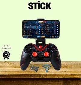 Resim Ergonomik Tasarımlı Şarjlı Kablosuz Gamepad 