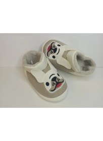 Resim Huzurlu Adımlar Çocuk Peluş Panduf 
