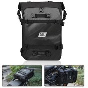 Resim Fochsia 30l Sırt Çantası Motosiklet Bagajı Omuz Çantalı Fonksiyonel Yan Sele Çantası Siyah 