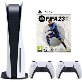 Resim Sony Playstation 5 ( Ithalatçı Garantili) +2. Dualsense Kol + Ps5 Fifa 23 Ps5 + Fifa23 +2.kol 