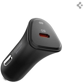 Resim Spigen 30w Usb-c Araç İçi Hızlı Şarj Aleti Samsung Pps Güç Adaptörü Type-c Pd 3.0 Ev301 - Acp08699 Siyah 