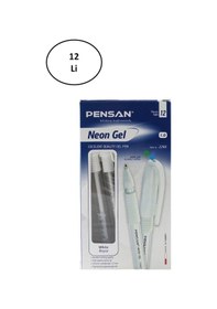 Resim Pensan Neon Jel Kalem 1 Mm Beyaz 2290 12'li Çoklu Renkli 