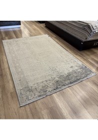 Resim Hoom Rugs Overdye Ovr04 Krem Bej Doğal Bambu & Viskon Modern Salon Halısı Krem Bej 