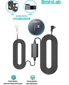 Resim 360 Botslab Gen1 Type-c Park Modu Akü Bağlantı Kablo Kiti 