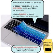 Resim McStorey Laptop Macbook Pro Klavye Kılıf US(ABD) İngilizce Baskılı A1534 A1708 ile Uyumlu Ombre 