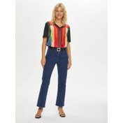 Resim Faik Sönmez Pensli Slim Fit Kadın Jean Pantolon 69357 (U69357) 