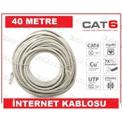 Resim Ncpline 40 M Internet Kablosu Cat6 Kalın Kablo Ethernet 