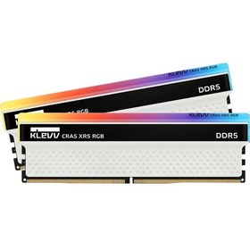 Resim Klevv KD5AGUA80-62A320S Cras XR5 RGB 32GB (2x16GB) 6200MHz CL32 INTEL XMP 3.0 – AMD EXPO DDR5 Heatsink Beyaz Ram 
