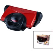 Resim Go İthalat AWOX ORİON KIRMIZI 8 DİLİM ELEKTRİKLİ TEFLON TOST MAKİNESİ - 180° IZGARA 6 KADEME ISI AYAR 