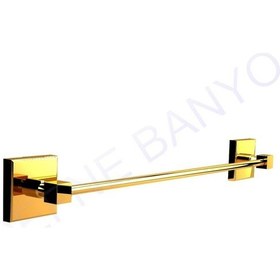 Resim Defne Pirinç Uzun Havluluk 40 Cm Altın 