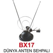 Resim Swat Bx17 Tv Üstü Sehbalı Dünya Anten Karasal Anten Tv Üstü Anten 