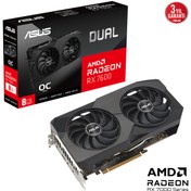 Resim ASUS Dual Radeon Rx 7600 Oc Dual-rx7600-o8g Gddr6 128bit Dx12 Gaming (oyuncu) Ekran Kartı 