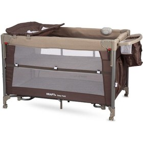 Resim Kraft Easy Fold Anne Yanı Oyun Parkı 70 110 Cm Bej Bej 