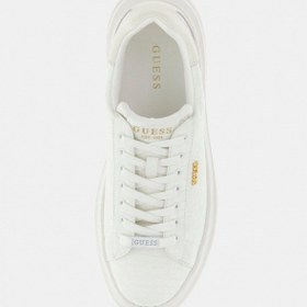 Resim Guess Elba Erkek Beyaz Sneaker Fmpelaele12-whıte Beyaz 