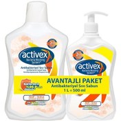 Resim Activex Aktif Antibakteriyel Sıvı Sabun 1 L + 500 ML 