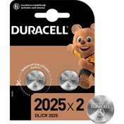 Resim Duracell CR2025 Lityum 3V Düğme Pil 2'li 