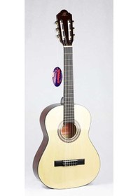 Resim Barcelona Lc 3400 Nl Naturel 2/4 Junior Klasik Gitar 8-10 Yaş 