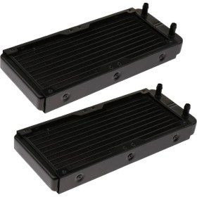 Resim 2x Su Soğutucu Radyatör 240MM Soğutucu Cpu Su Soğutma Sırası Için Düz(Yurt Dışından) 