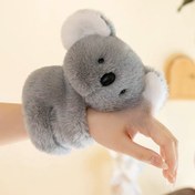 Resim Koala Papa Yüzük Bilezik, yumuşak gri pelüş oyuncak - Koala severler için hediye - Doğum günü hediyesi, okula dönüş sezonu - Kutsal Tüpra Festival Cadılar Bayramı Hediyesi 