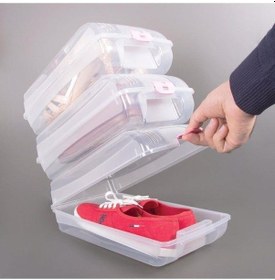 Resim Mcblue 10 Lu Bayan Ayakkabı Koruma Kutusu Beyaz - Şeffaf 