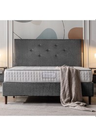Resim Us. Sleeping Full Ortopedik Grey Yayli Yatak 90 X 200 