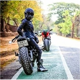 Resim Jet Kask Maskesi, Jet Kask Maskesi (Cam Rengi Siyah) 