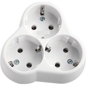 Resim Golyat 3'lü Topraklı Yonca Priz 