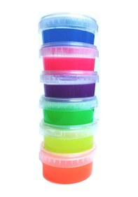 Resim Hayal Sepeti 6 Renk Seçenekli Neon Fosforlu Hazır Slime - Hazır 