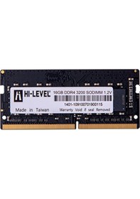 Resim Hı-level 16gb Ddr4 3200mhz Cl22 Notebook Ram Hlv-sopc25600d4/16g 