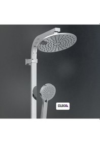 Resim Duxxa Como 500 Tepe Duş Seti Krom D.170.5.c Krom 