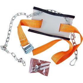 Resim Asm Gaz Tüpü Sabitleme Aparatı / Oksijen, Azot, Yangın Tüpü Duvara Sabitleme Aparatı , Metal gövde, kemer ve zincirli, 10 litre, 40 litre ve 50 litre gaz tüpleri için uygun ölçüde 