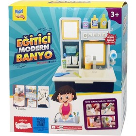 Resim Kayyum Oyuncak Eğitici Sesli Ve Müzikli Modern Banyo Lavabo Mavi 7041 