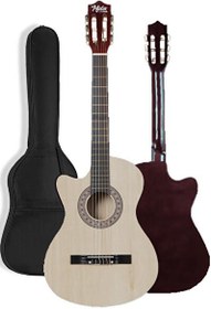 Resim Midex CG-396NT Solak Klasik Gitar Natural Renk Full Set Sap Ayarlı 4/4 yetişkin Boy 