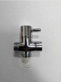 Resim Robot Duş Seti Yönlendirici Pirinç Ayırıcı Krom 