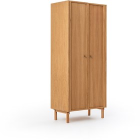 Resim Monaco Ahşap Kapaklı Askılı Elbise Dolabı 