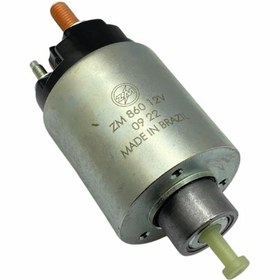 Resim ZM 12v Marş Otomatiği Delco Tipi (GÖVDE 52 MM) (3 DELİK) (UZUN PİSTON) M5 Sağ 