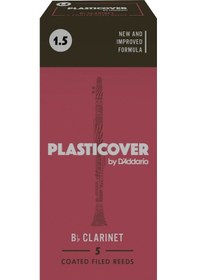 Resim D'addario Rrp05bcl150 Rico Plasticover Bb Klarnet Kamışı No: 1.5 Başlangıç/eğitim - 5'li Paket Yumuşak Başlangıç Kamışı, Neme Dayanıklı Kaplama Ve Parlak Ton 