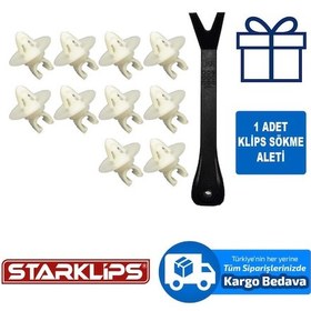 Resim Hortum Tutucu Klips Beyaz 6Mm M1851-02 10 Adet 176281754 