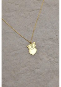 Resim Davut Heykeli 925 Ayar Gümüş Kolye-1554 