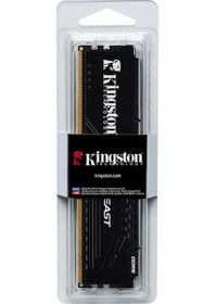 Resim KINGSTON Beast 16GB DDR5 5600Mhz Soğutuculu CL36 Gaming PC Ram KF556C36BBE-16TR 