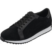 Resim Costo Shoes HKN141 Siyah Dana Süet Deri Erkek Spor Ayakkabı Hafif Termo Taban Rahat Geniş Kalıp Şık Tasarım 